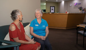 Volunteers give support at BreastScreen Qld