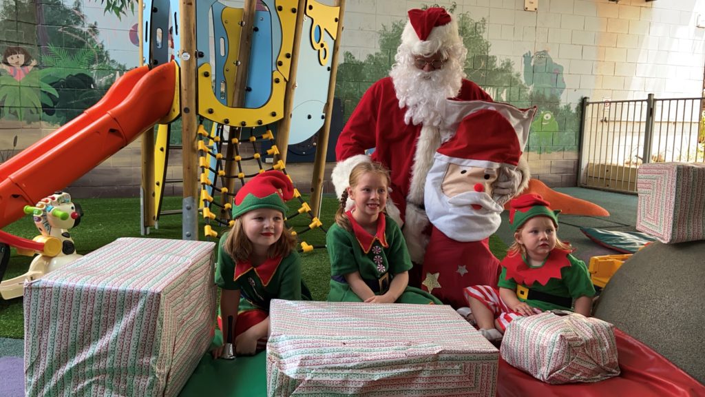 Presents donated to Children's Ward