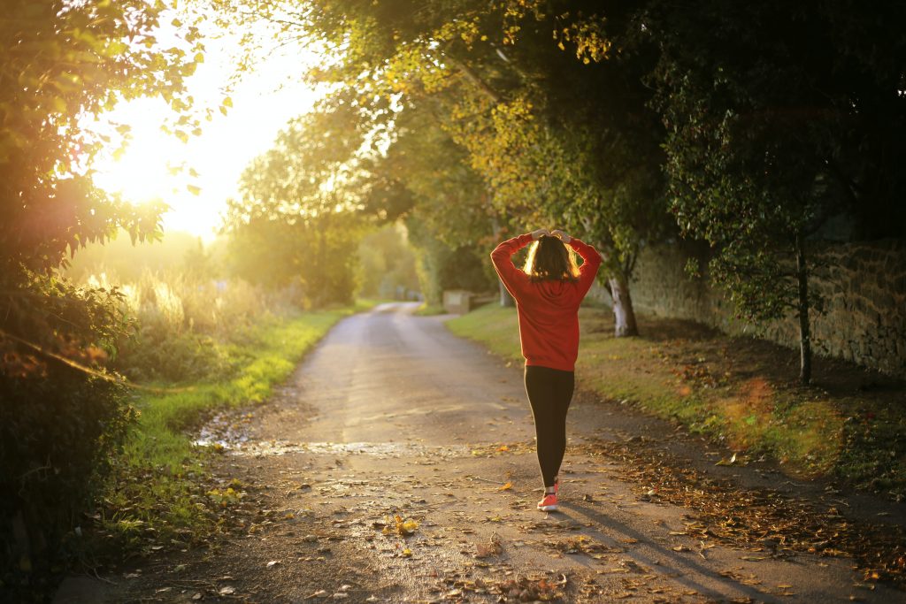 Walk and refresh yourself every morning