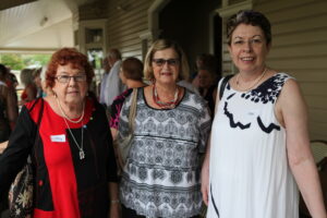 three ladies who volunteer at the Ipswich Hospital Museum