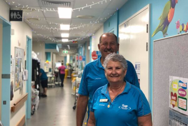 Volunteers, Joanne and Murray