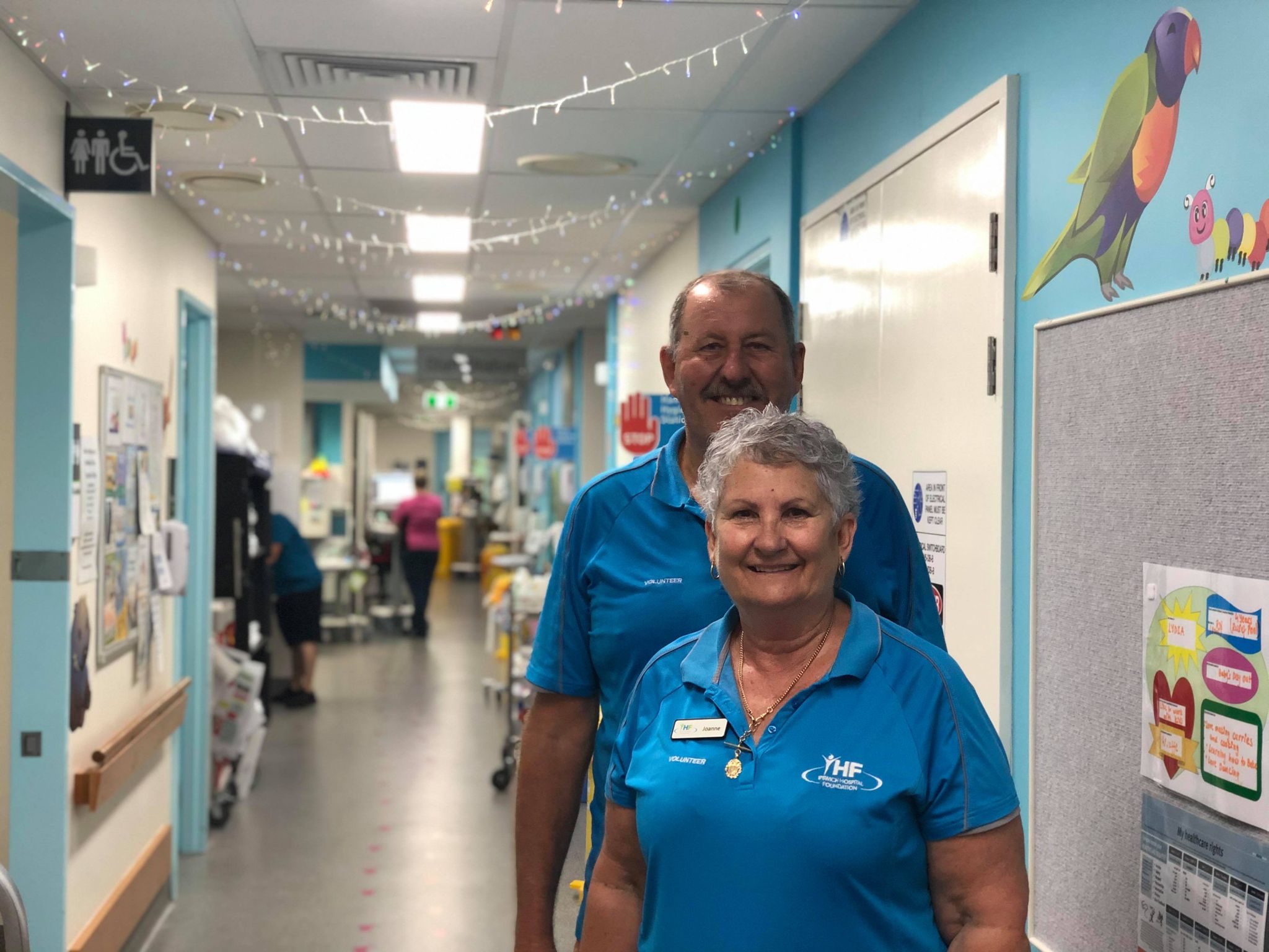 Volunteers, Joanne and Murray